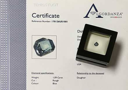 Diamond Certificate